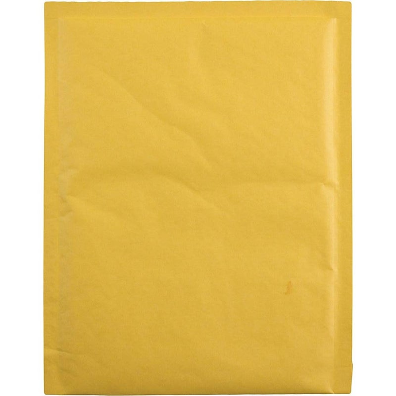 Quality Park Bubble Mailer w/Mailing Labels, Redi-Strip, Brown Kraft, 9 x 12, 10 per Box, (85690) - Image 1